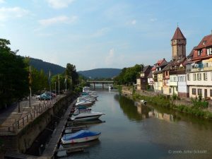Die Tauber bei Wertheim vor Einmündung in den Main