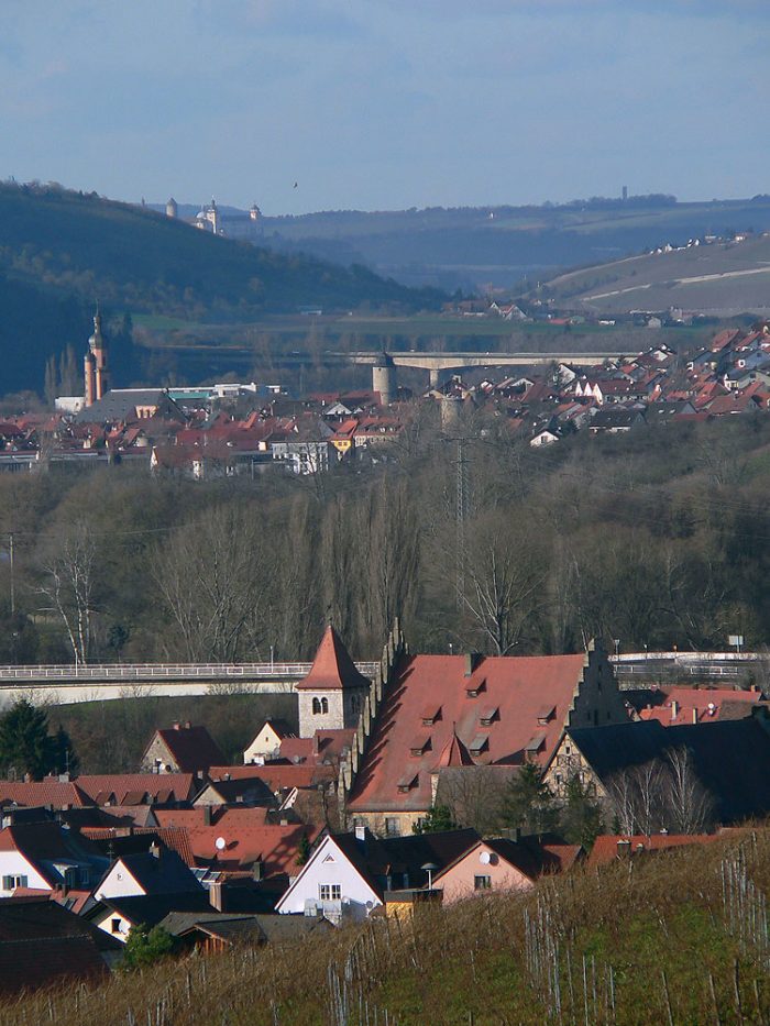 Sommerhausen und Eibelstadt mit Festung Marienberg in Würzburg