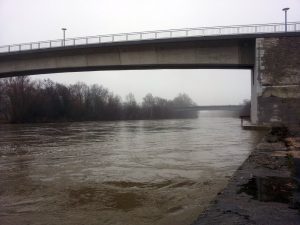 Hochwasser in Ochsenfurt am Main