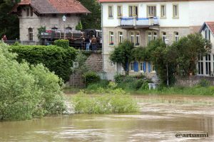 Hochwasser in Winterhausen am Main