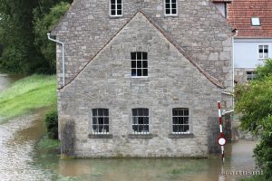 Hochwasser in Winterhausen am Main