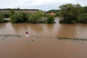 Hochwasser in Winterhausen am Main