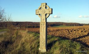 Irisches Kreuz in der Flur bei Hettstadt im Lkr. Würzburg