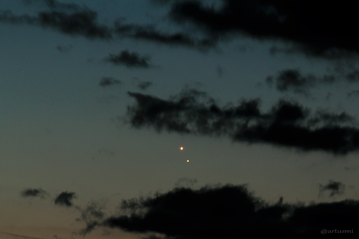 Konjunktion von Venus und Jupiter am 18. August 2014