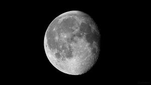 Abnehmender Mond am 2. Juni 2018 um 03:03 Uhr