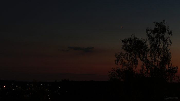 Venus am 27. Juni 2018 um 22:57 Uhr