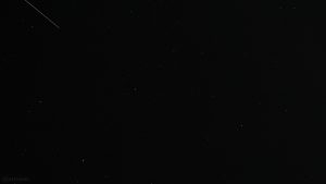 Die Internationale Raumstation ISS am 28. Juli 2018 um 00:11 Uhr im Sternbild Schwan