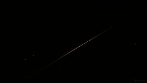 Flare des Satelliten Iridium 95 am 4. August 2018 um 23:02:36 Uhr