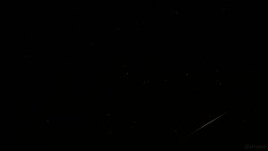 Flare des Satelliten Iridium 95 am 4. August 2018 um 23:02:36 Uhr unterhalb von Kassiopeia