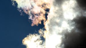 Irisierende Wolken am 10. August 2018 um 17:41 Uhr