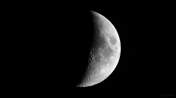Zunehmender Mond am 15. September 2018 um 20:16 Uhr