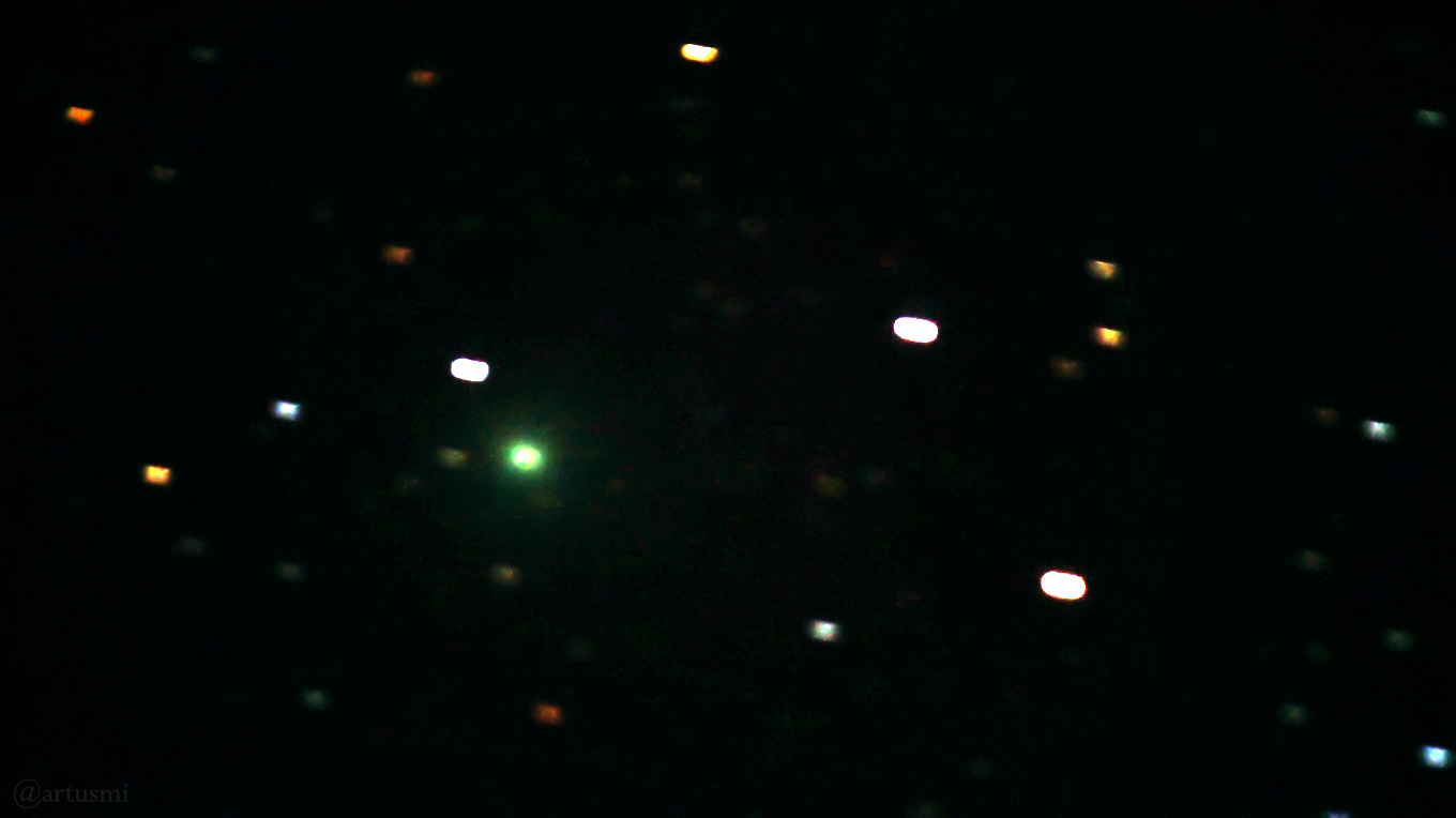 Komet 46P/Wirtanen am 13. Dezember 2018 um 00:30 Uhr