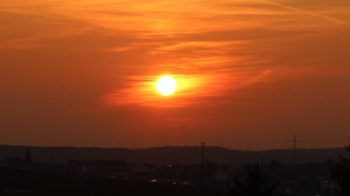 Sonnenuntergang am 23. März 2019 um 18:21 Uhr