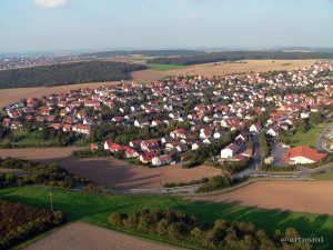 Westlicher Ortsrand von Eisingen