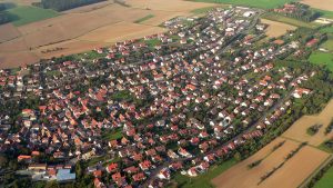 Luftbild von Eisingen am 26. August 2007