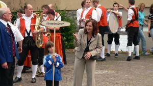 1. Bürgermeisterin Ursula Engert bei 25 Jahre Blaskapelle Eisingen am 7. Juni 2008