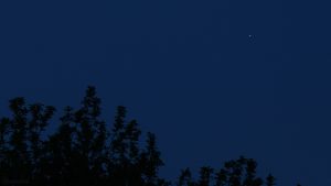 Jupiter am 2. Mai 2019 um 05:17 Uhr am Südwesthimmel