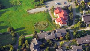 Begehbares Labyrinth im St. Josefs-Stift Eisingen