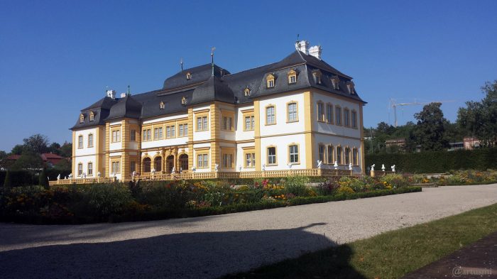 Schloss im Hofgarten in Veitshöchheim im Lkr. Würzburg