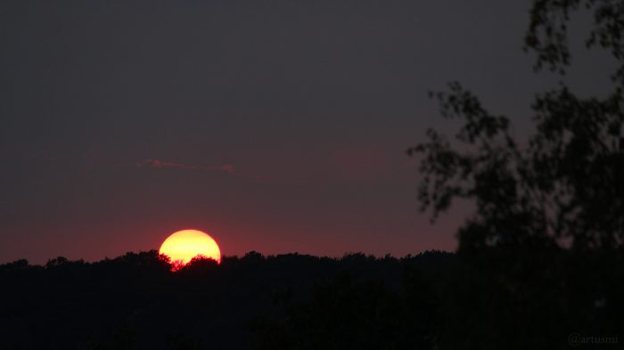 Sonnenuntergang am 24. August 2019 um 20:14 Uhr