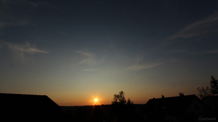 Sonnenuntergang am 31. August 2019 um 19:44 Uhr