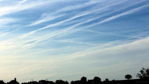 Hinterlassenschaften des Flugverkehrs am 20. September 2019 um 09:15 Uhr
