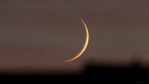 Zunehmender Mond am 30. September 2019 um 19:40 Uhr