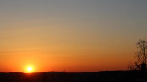 Sonnenuntergang am 24. März 2020 um 18:32 Uhr in Eisingen