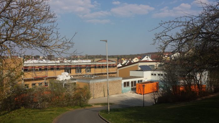 Sanierung der Grundschule Eisingen-Waldbrunn am 9. April 2020
