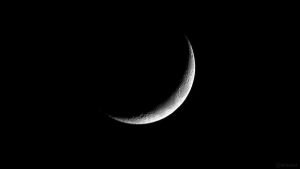 Zunehmender Mond am 26. April 2020 um 21:35 Uhr