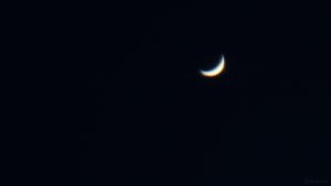 Planet Venus am 7. Mai 2020 um 21:00 Uhr am Westhimmel von Eisingen