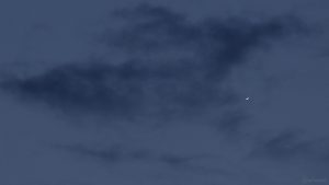 Sichel der Venus am 23. Mai 2020 um 21:24 Uhr