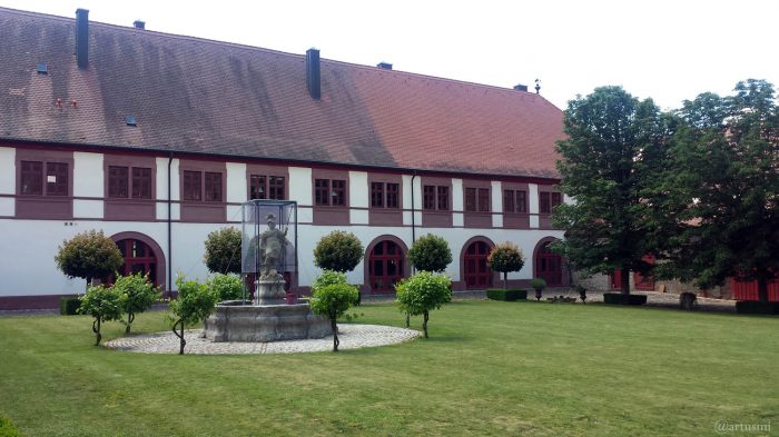 Klosterhof in Tückelhausen bei Ochsenfurt am 22. Juni 2020