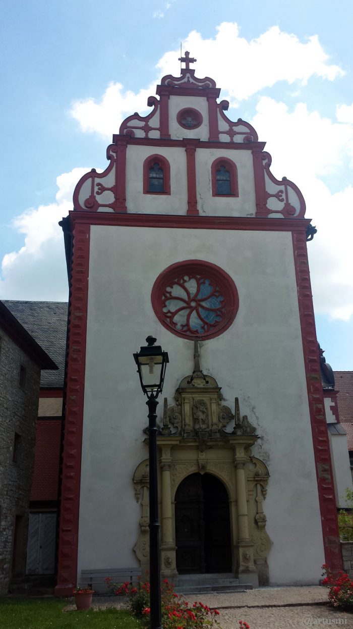 Klosterkirche in Tückelhausen bei Ochsenfurt am 22. Juni 2020