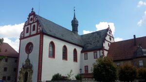 Klosterkirche in Tückelhausen bei Ochsenfurt am 22. Juni 2020