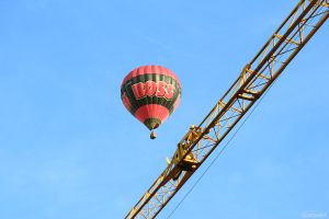 Heißluftballon am 13. Juli 2020 über Eisingen