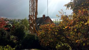 Sonne und Regenschauer kennzeichneten den 12. Oktober 2020 in Eisingen