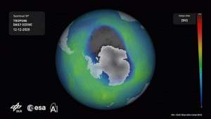 Ozon-Entwicklung über der Antarktis