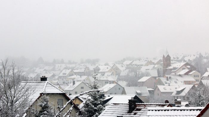 Wetterbild aus Eisingen vom 6. Januar 2021
