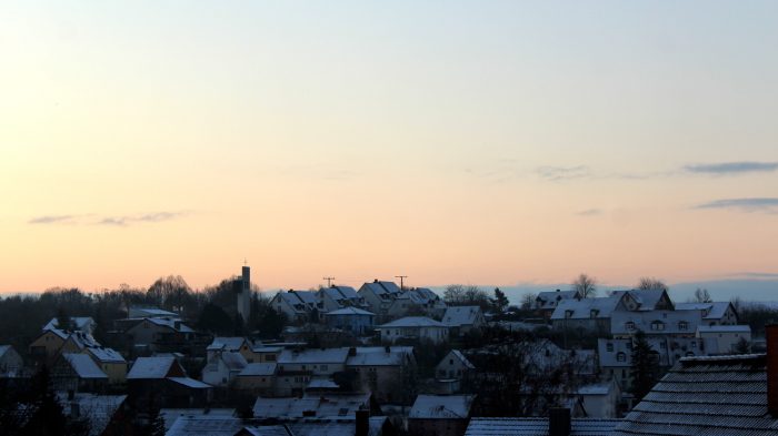 Wetterbild aus Eisingen vom 9. Januar 2021