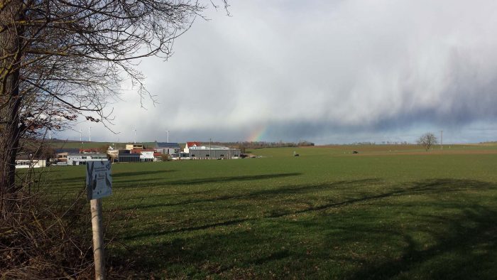 Wetterbild vom 12. März 2021 aus Hettstadt
