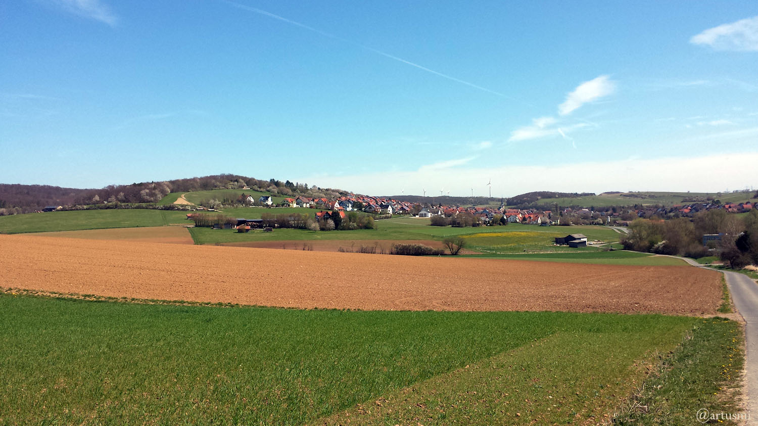 Greußenheim im Landkreis Würzburg am 22. April 2021