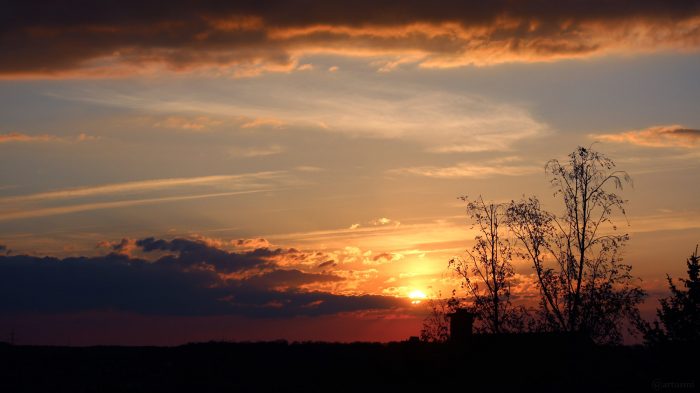 Sonnenuntergang am 29. April 2021