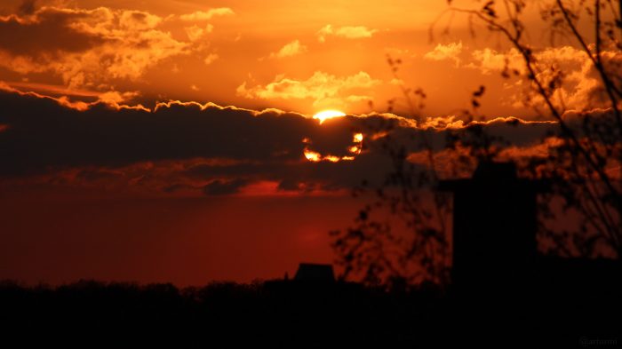 Sonnenuntergang am 29. April 2021