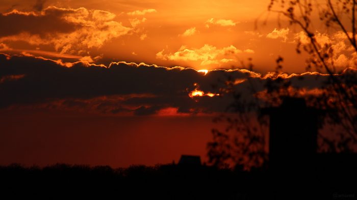 Sonnenuntergang am 29. April 2021