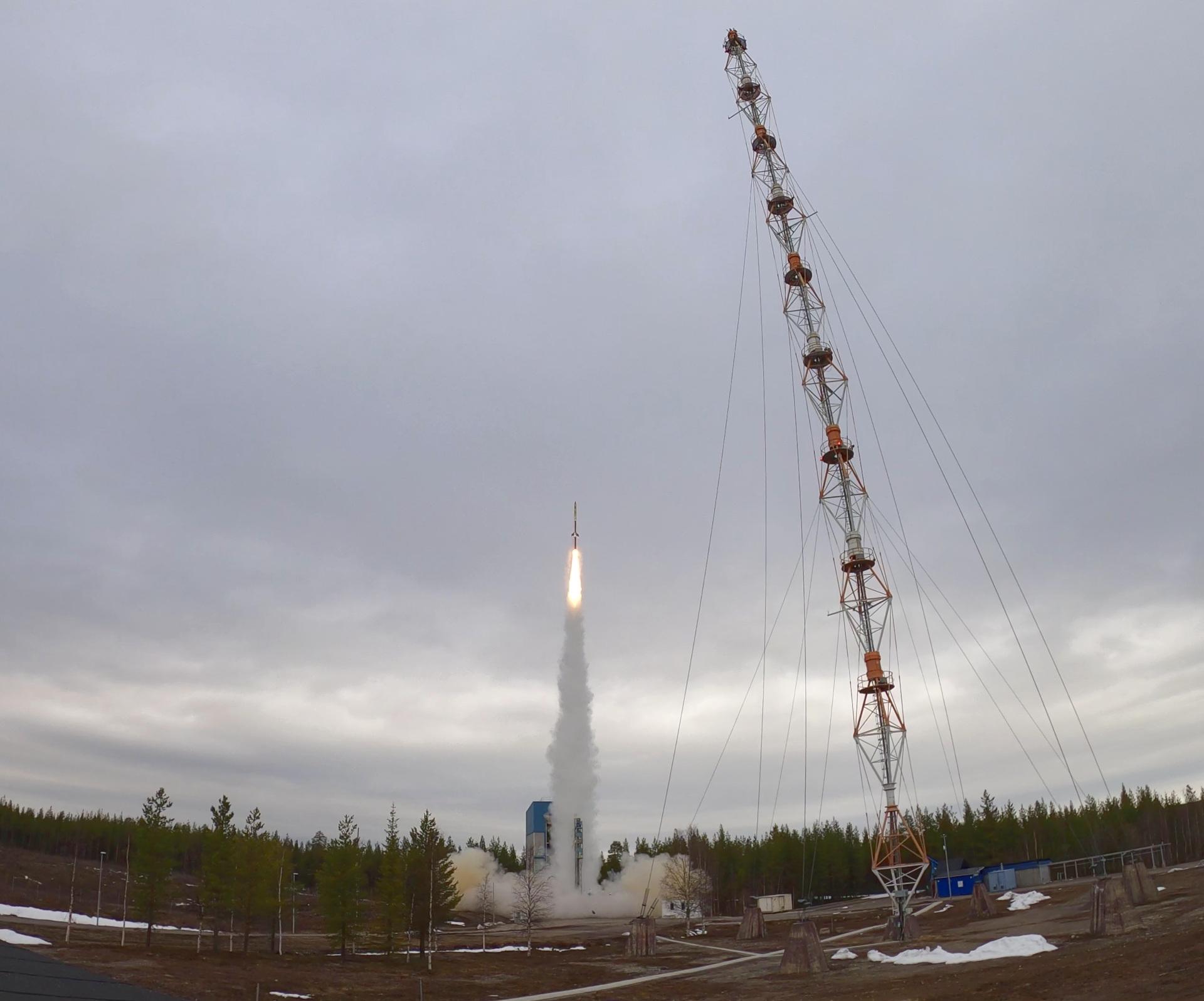 Die Rakete startete am 24. Mai 2021 um 07:35 MESZ und erreichte dabei eine maximale Flughöhe von 221 Kilometern.