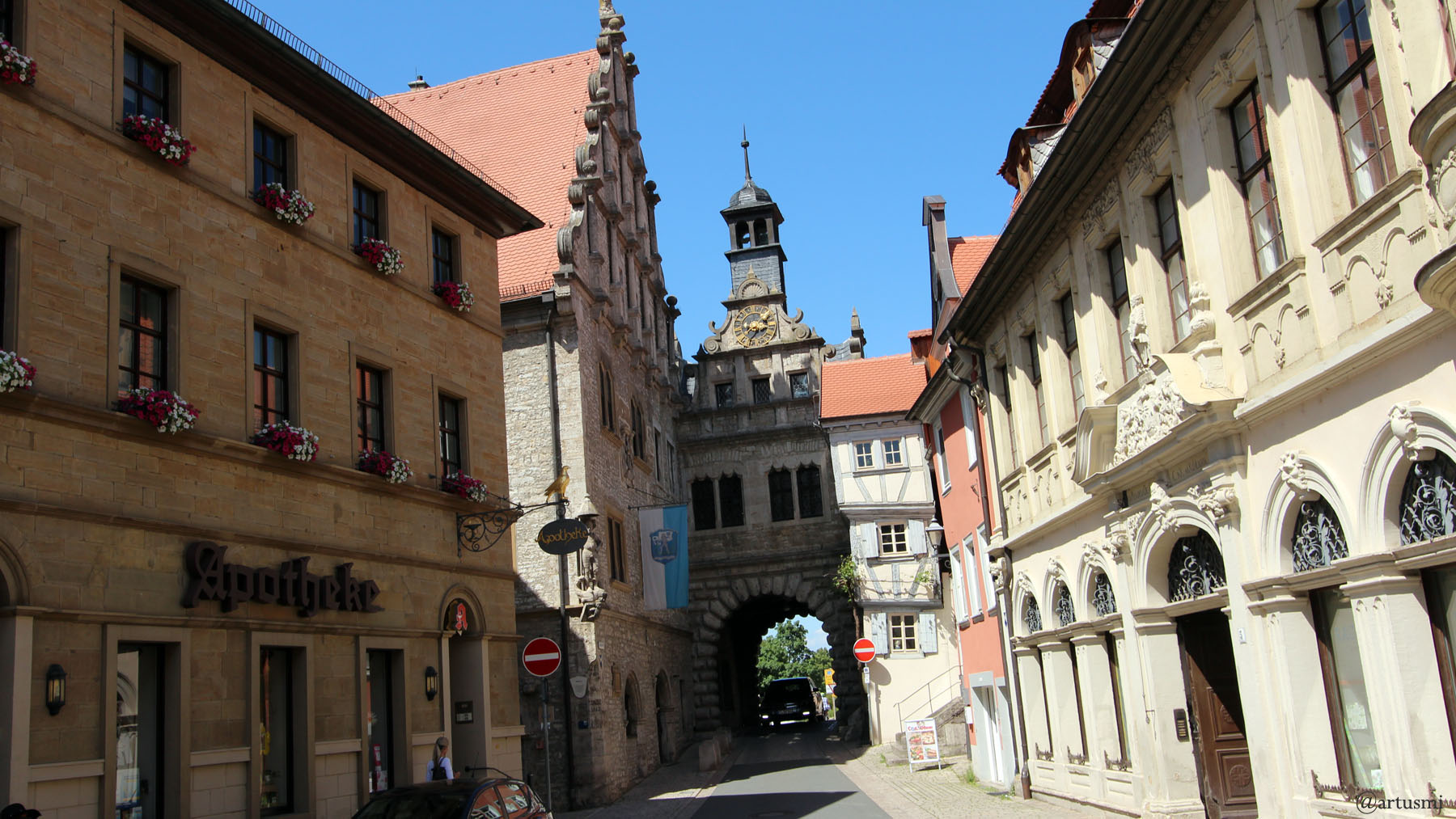 Rathaus und Maintor in Marktbreit