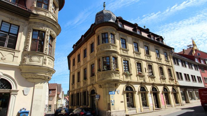 Handelshäuser am Marktplatz in Marktbreit