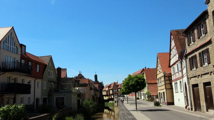 Malerwinkel und Bachgasse in Marktbreit