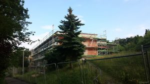 Neubau am Schulhaus in Eisingen am 9. Juli 2021